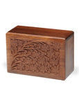 Hand Crafted Personalized Rosewood Wooden Pet Urn for Ashes-Tree of Life Cremation Urn
