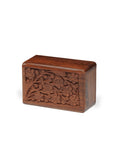 Hand Crafted Personalized Rosewood Wooden Pet Urn for Ashes-Tree of Life Cremation Urn