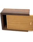 Sliding bottom wooden urn to secure its cremains contents wooden pet urn for ashes dog urn cat urn animal urn