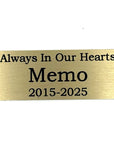 personalized name plate for dog urns custom plaque for urn