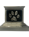 Paw Print Metal Urn-Engravable