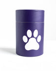 Biodegradable Pet Scattering Urn-Blue Paw Print-Eco Friendly Scattering Tube