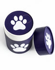 Biodegradable Pet Scattering Urn-Blue Paw Print-Eco Friendly Scattering Tube