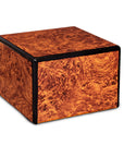 Society Collection-Extra Small Cremation Urn-Burl Wood Finish - chateau-urns
