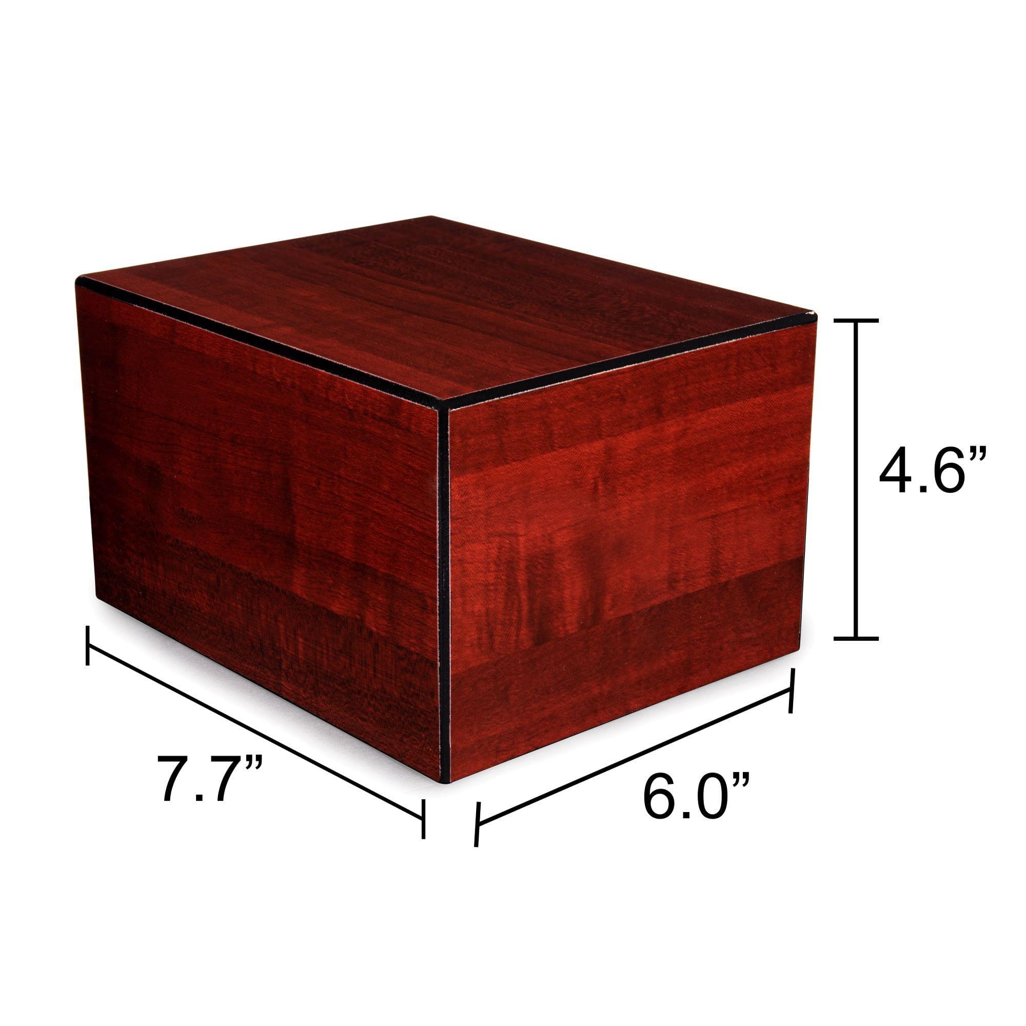 Society Collection-Large Adult Cremation Urn-Cherry Finish - chateau-urns