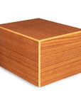 Society Collection-Large Adult Cremation Urn- Rustic Oak Finish - chateau-urns
