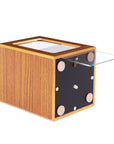 Society Collection-Small-Photo Pet / Keepsake Cremation Urn-Rustic Oak Finish - chateau-urns
