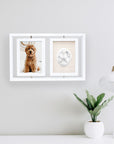 Pet Pawprint Keepsake Picture Frame