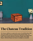 Society Collection-Extra Small Cremation Urn-Burl Wood Finish - chateau-urns