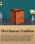 Society Collection-Small Keepsake/Pet Cremation Urn-Burl Wood Finish - chateau-urns