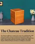 Society Collection-Small Keepsake/Pet Cremation Urn-Rustic Oak Finish - chateau-urns