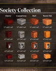 Society Collection-Small-Photo Pet / Keepsake Cremation Urn-Rustic Oak Finish - chateau-urns