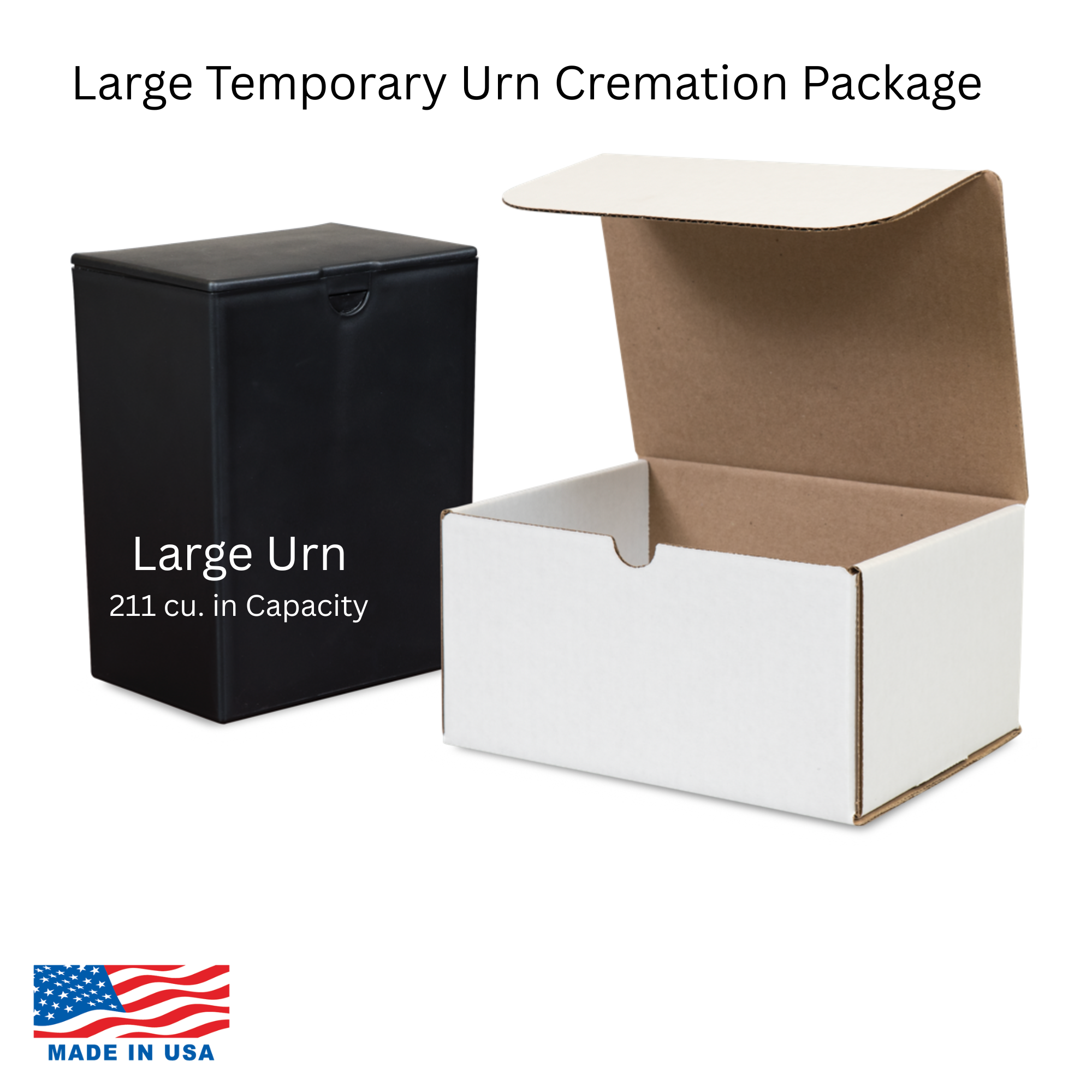 TSA Approved Urn for Travel Airline Safe Cremation Urn Package-Large Urn for Human Ashes