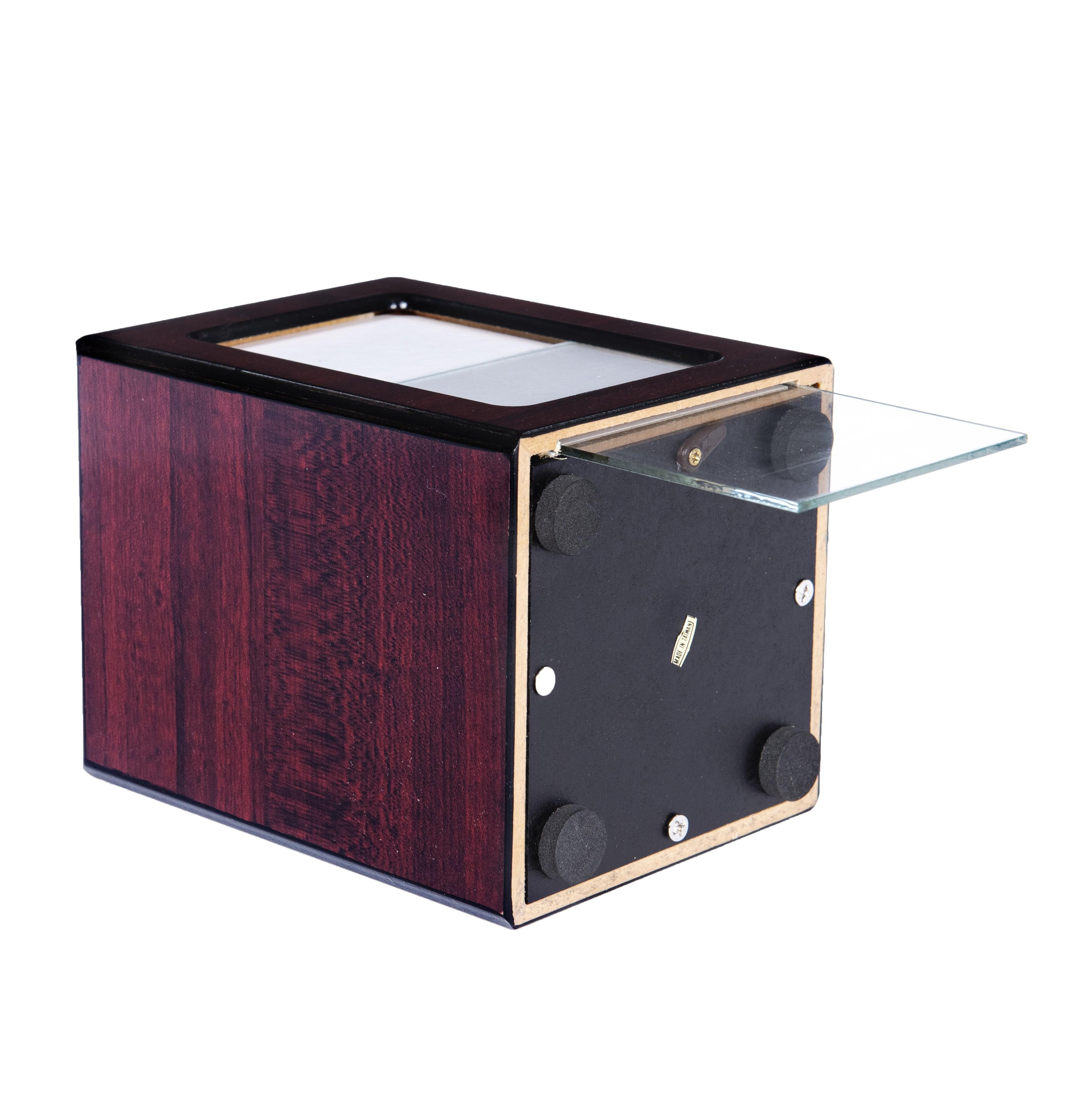 Society Collection-Small-Photo Pet / Keepsake Cremation Urn-Cherry Finish - chateau-urns